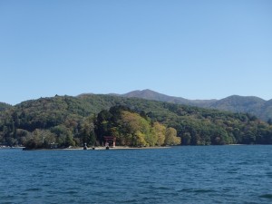 野尻湖の琵琶島