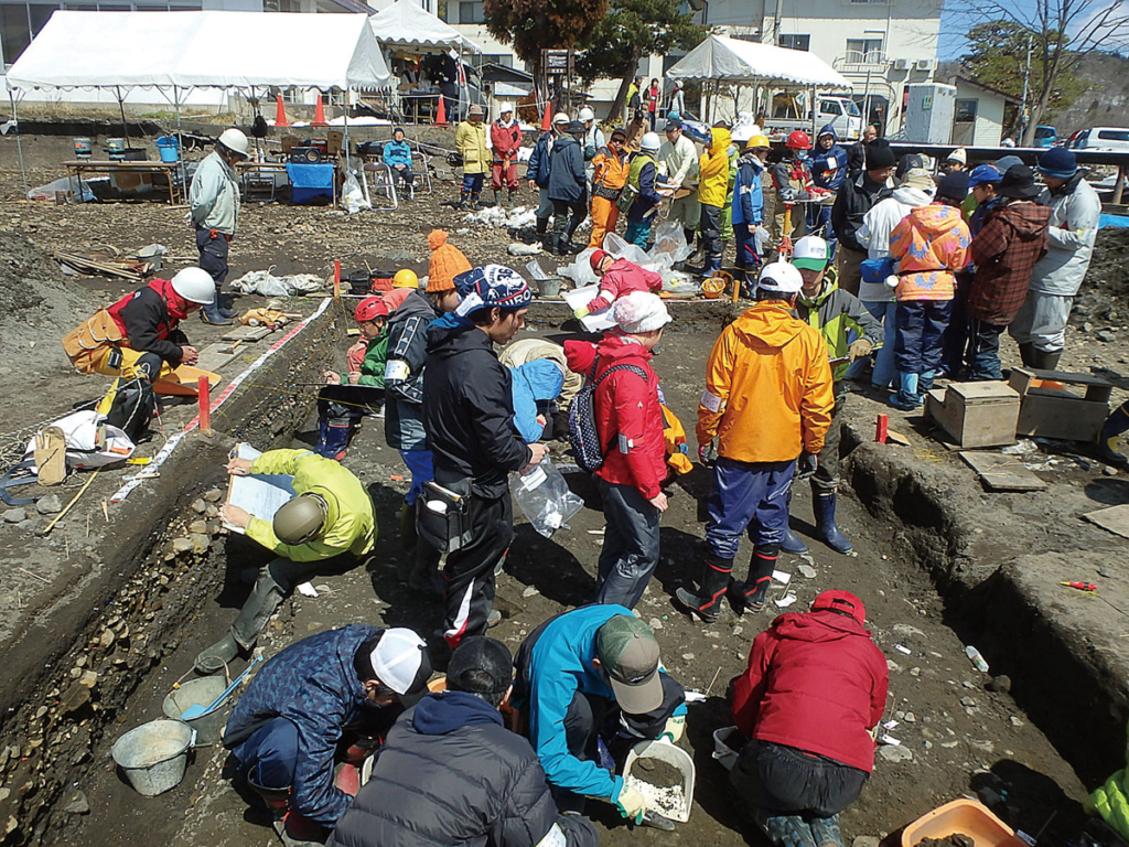 Scene of 21st excavation